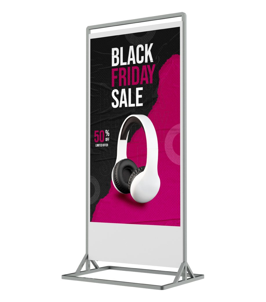 43" Double-Sided Hanging Window Display, Allsee HDS43HD10
