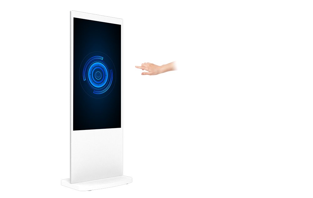 55" White Interactive Touch Screen Digital Poster view 2