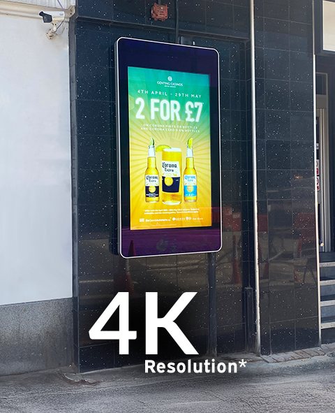 43" Outdoor Digital Menu Board Screen view 5