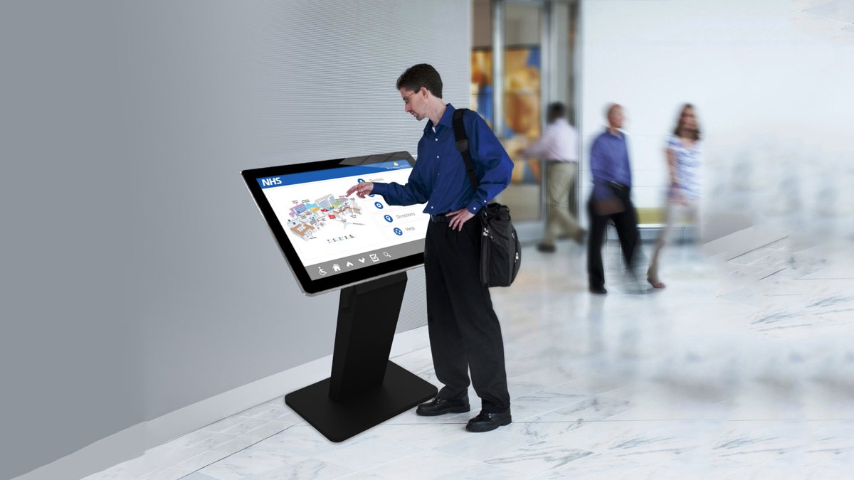 43" Freestanding Touch Screen Kiosk view 4