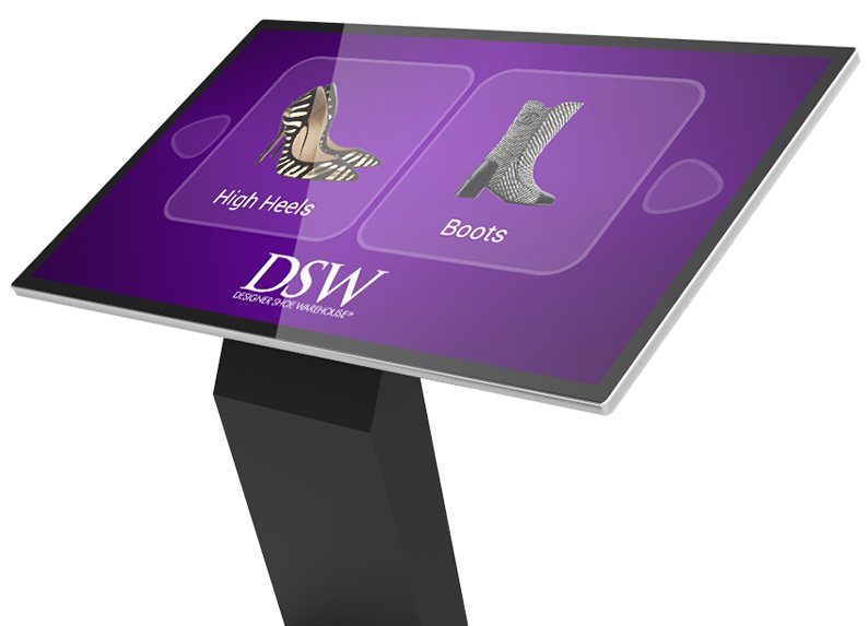 43" Freestanding Touch Screen Kiosk, Allsee TAO43H
