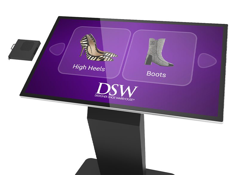 43" Freestanding Touch Screen Kiosk view 2
