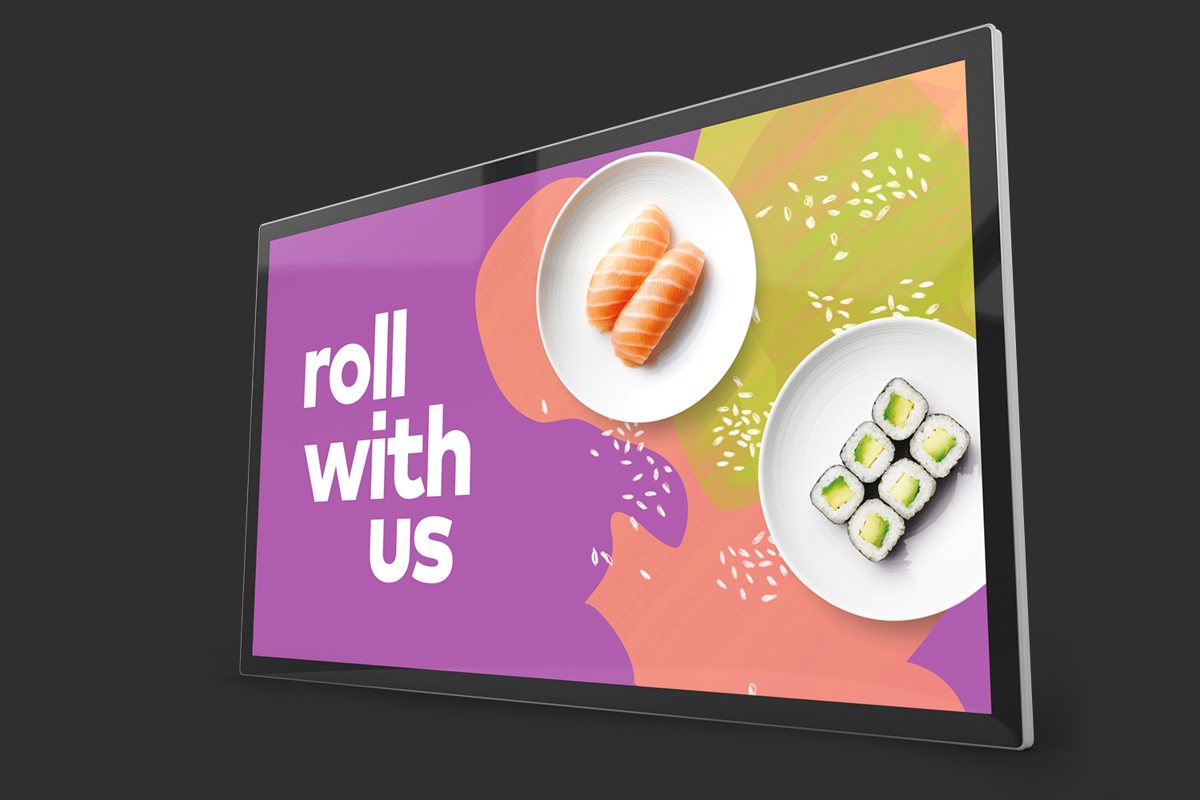 Slimline Advertising Displays