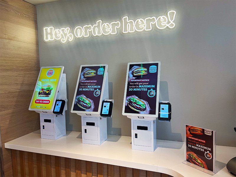 22" Self-Order Touch Screen Kiosk view 3