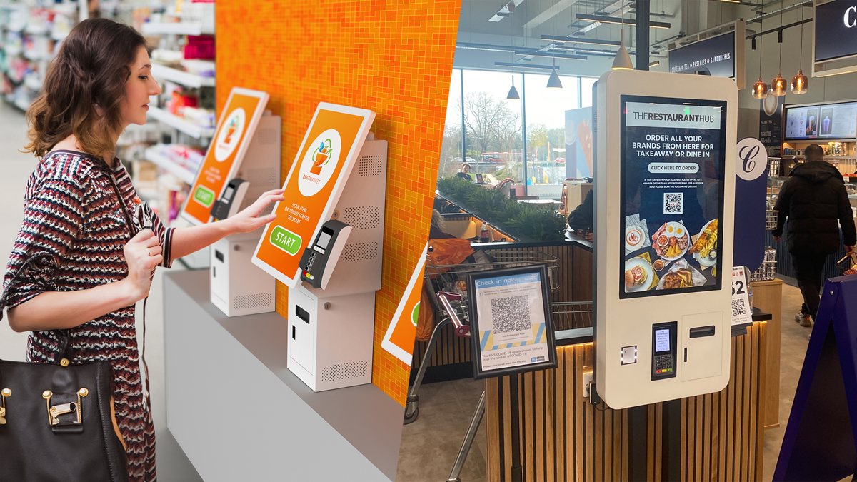 22" Self-Order Touch Screen Kiosk view 4