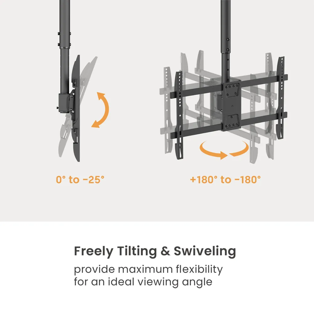 Ceiling TV Mount for 32 to 75 inch Screens, Pro Signal PSGL0119, photo 5