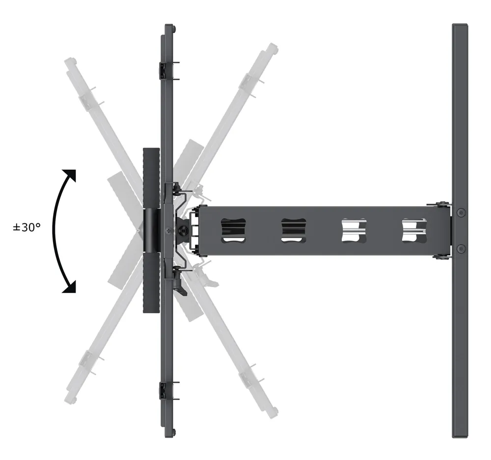 Full Motion TV Wall Mount for 40 to 65 inch Screens, Multibrackets MB6744, photo 7
