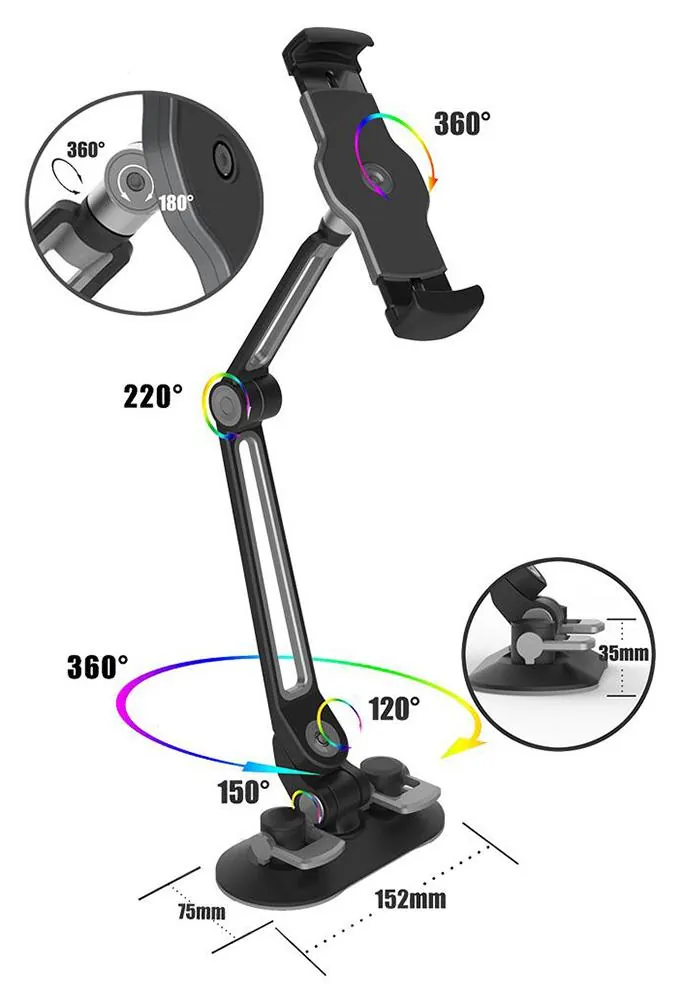 Suction Device Mount, Lifemax 1456, photo 2