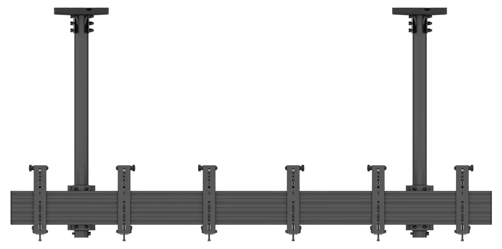 Triple Screen Menu Board Ceiling Mount for 27 to 32 inch Screens, Multibrackets 7350073735662, photo 2