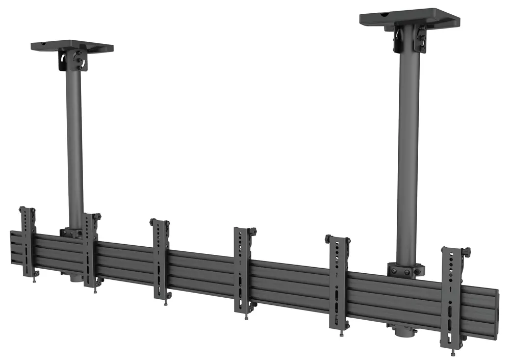 Triple Screen Menu Board Ceiling Mount for 27 to 32 inch Screens, Multibrackets 7350073735662, photo 3