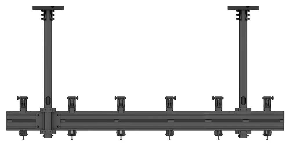 Triple Screen Menu Board Ceiling Mount for 27 to 32 inch Screens, Multibrackets 7350073735662, photo 4