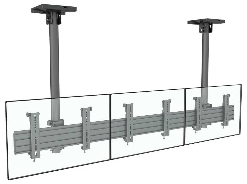 Triple Screen Menu Board Ceiling Mount for 27 to 32 inch Screens, Multibrackets 7350073735662, photo 5