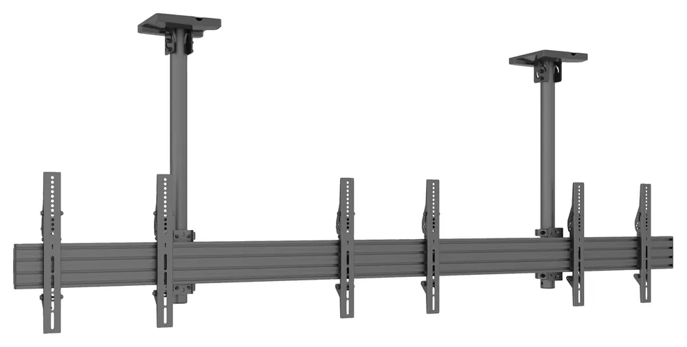 Triple Screen Menu Board Ceiling Mount for 40 to 65 inch Screens, Multibrackets 7350073733941