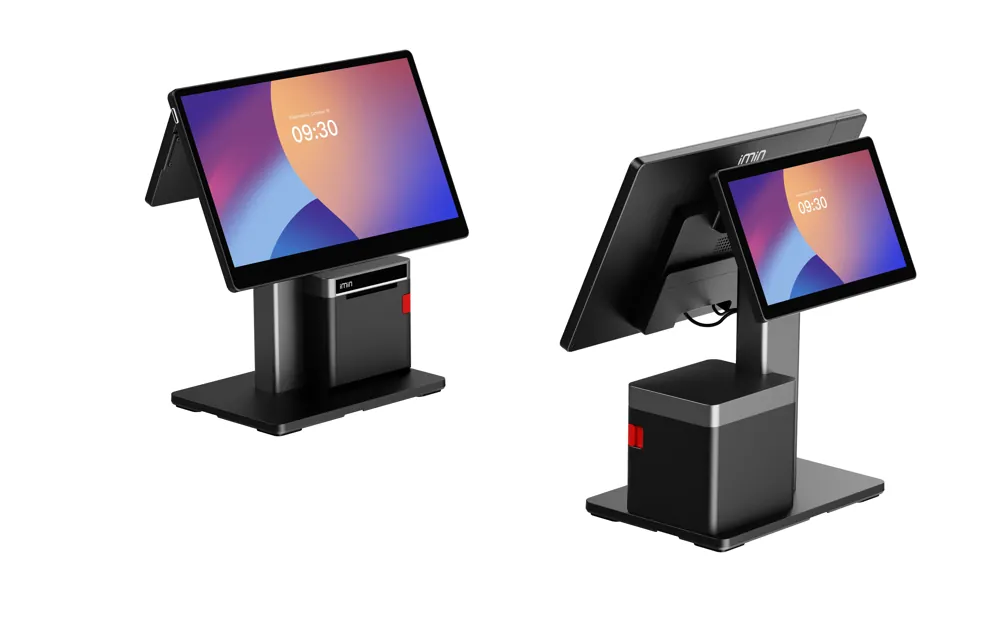 iMin Swan 2 Printer Android POS terminal IM-DS226A005, 15.6-inch + 15.6-inch dual screen, 80mm printer, photo 3