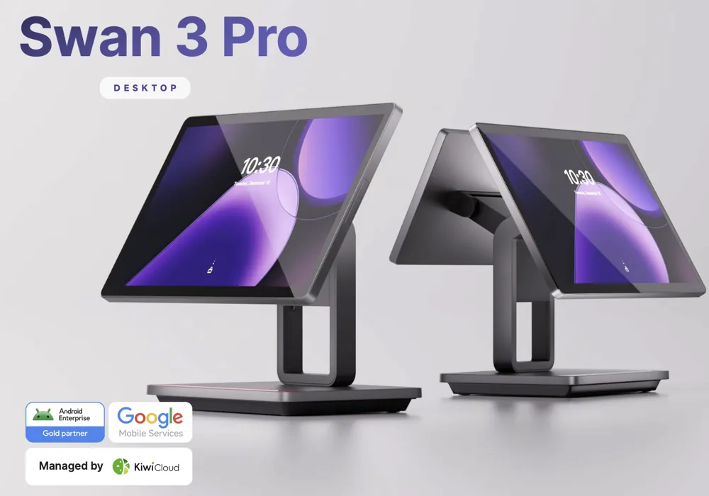iMin Swan 3 Pro Android POS terminal IM-DS362A003, 15.6-inch + 10.1-inch dual screen, photo 2