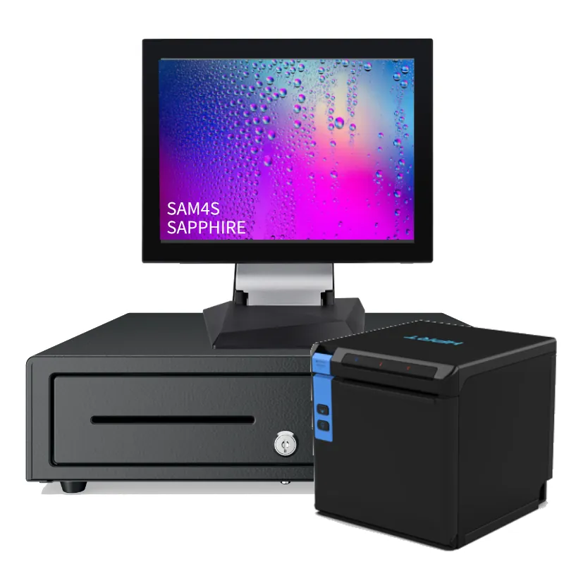 SAM4S Sapphire 15-inch Windows POS bundle with HPRT TP80R printer and cash drawer SP-SAM4SSAPPHIREBUNDLE2, photo 2