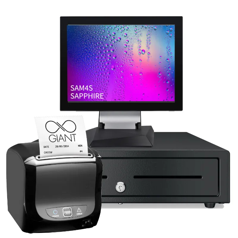 SAM4S Sapphire 15-inch Windows POS bundle with SAM4S Giant printer and cash drawer SP-SAM4SSAPPHIREBUNDLE4, photo 2