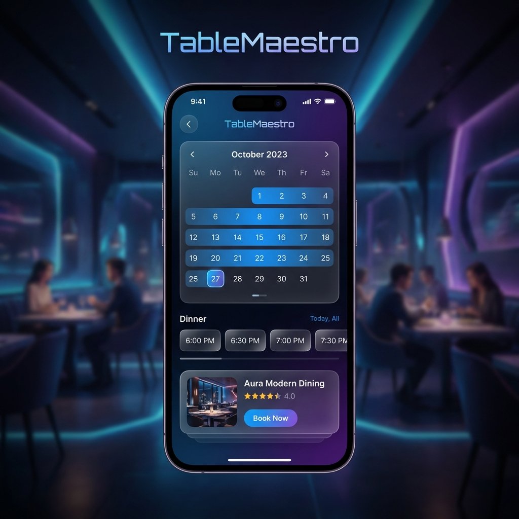 TableMaestro Mobile Booking UI